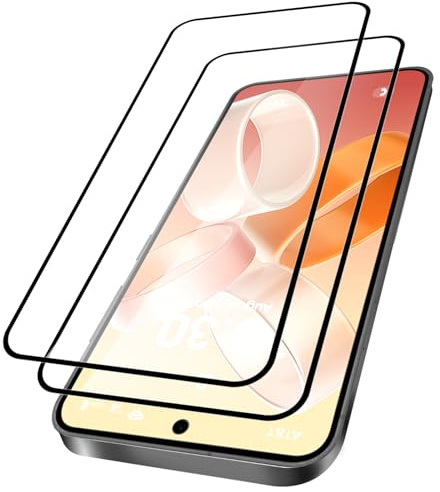VideoSecu 2 Stück für Panzerglas für Samsung S23 Schutzfolie, 9H Härte HD Gehärtetes Glas Displayschutzfolie, Blasenfrei, Ölfeste & Kratzfeste Anti-Fingerabdruck Schutzglas