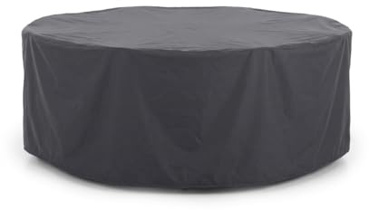 Sahara Garden Furniture Cover Waterproof Heavy Duty Outdoor Patio Table & Chair Set Cover (6 Seater Round Large)