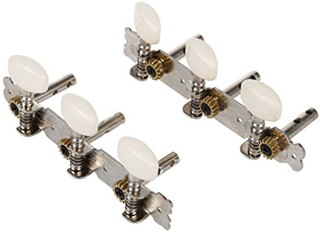 Qomcsrl 2 x 3 Ersatzteil Auf Platte Gitarre Tuner Koepfe