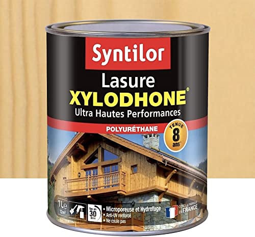 Syntilor - Lasure Xylodhone® Ultra Hautes Performances 8 Ans Incolore Satiné 1L