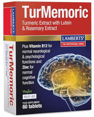 Lamberts TurMemoric Complex with Lutein - 60 Tablets