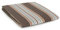 Caritex Toldo para exterior, con anillas, para balcón, 290 x 290 cm, fácil montaje, fabricado en tejido duradero y resistente, a rayas multicolor Stromboli U221 (marrón)