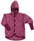 Cosilana Baby Jäckchen mit Kapuze aus weichem Wollfleece, 60% Schurwolle kbT, 40% Baumwolle (kbA) (98-104, Weinrot meliert)