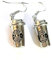Coffee Cup Earrings Coffee Lover Caffeine on Sterling Silver Hooks