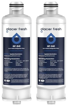 GLACIER FRESH – Lot de 2 filtres à eau DA97-17376B HAF-Qin de rechange pour HAF-Qin, DA97-08006C, RF23M8070SG, RF23M8070SR, RF23M8090SG, RF23M8090SR, RF23M8570SR, RF23M8590SG