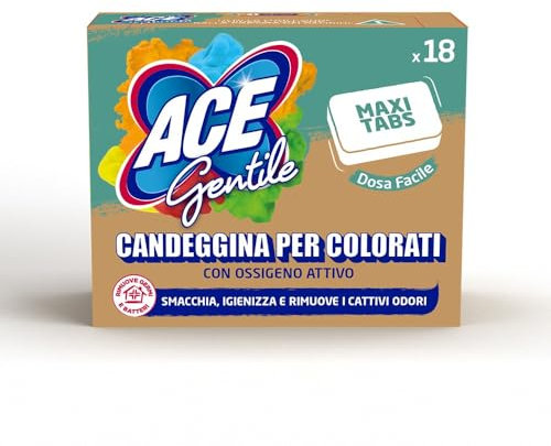 ACE CANDEGGINA GENTILE GREEN MONODOSE, Confezione da 18 tabs