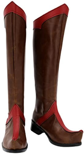 Raya and The Last Dragon Raya Cosplay Shoes Adult Women High Heel Boots Halloween Cosplay Shoes 38 FemaleSize
