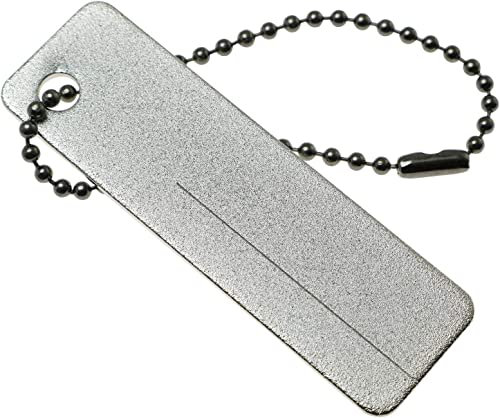 TAODAN Mini Portable Diamond Stone Sharpener with Keychain, EDC Mini Pocket Sharpeners for Fish Hook,Fingernail,Knife Outdoor Tool
