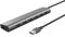 Trust Halyx 7 Port USB Hub 3.2 Gen 1, Slim Adapter with USB-C Power Port, Fast 5 Gbps Data Speed, Multiport USB Splitter, Compact USB Extension Cable for Macbook Pro, Laptop, PC, Computer, Notebook