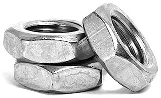 (4mm) M4 Lock Nuts Half Thin Nuts Stainless Steel A2-70 - DIN 439 - (Pack of 20pcs)