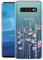 Kaywzo Hülle für Samsung Galaxy S10 4G,Transparent TPU Handyhülle mit Gemälde Blume Muster,Ultradünn Stoßfester Schutzhülle,Schön Silikon Cover Case-3