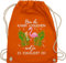 Turnbeutel Rucksack - Karneval & Fasching - Taschen - Bin da kann losgehen und ja es eskaliert eh I Flamingo Kostüm Lustig Mallorca - Unisize - Orange - flamingo-rucksack karnevalsbeutel faschings