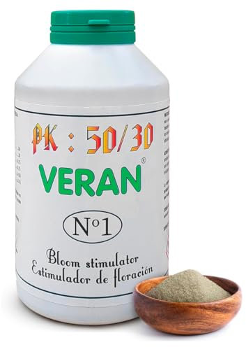 VERAN Abono Maria PK 50-30 125gr | Consigue Cogollos más Grandes | Aumenta la Producción de Resina y Terpenos | Fertilizante Cogollos Mejora la Calidad de tu Cosecha