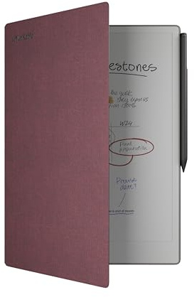 reMarkable Book Folio | Housse polymère pour Tablette reMarkable Paper Pro | Bordeaux