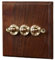 Placa de interruptor de iluminación de madera, placa de pared decorativa, decoración del hogar, diseño vintage, panel de salida de interruptor de, Palancas