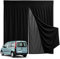 tivekeo Mosquitera de Doble Capa para Coche Reemplazo para Renault Kangoo 2007-2025, Mosquitera para Puerta Trasera de Coche, Mosquitera Magnética Doble Cap con Gamuza para Acampar