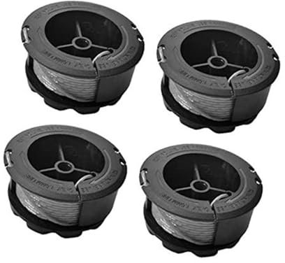 Yurefax Line String Trimmer Spool, for Bosch, F016800570 Replacement Trimmer Spool Garden Grass Trimmer Line 1.6mm 6m, for Bosch, GrassCut Grass Trimmer (3 Spool+1 Line) Strimmer Spool Replacement(BLA
