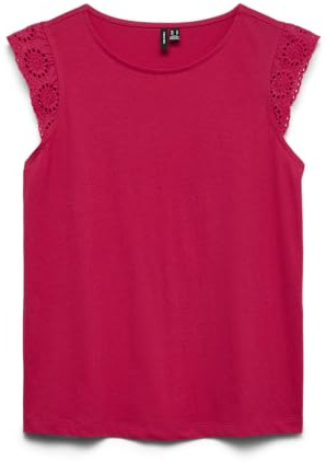 VERO Moda Damen Vmemily Sl Gathering Top JRS Noos Top (1er Pack)