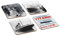 The Titanic White Star Line 4-teiliges Untersetzer-Set aus Holz
