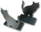 Süße schwarze Katze Kitty Mini Buchstützen aus Metall Buchstützen unterstützt für Bücher Filme DVDs Video Spiele 10 x 11 cm (1 Paar)