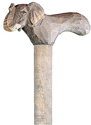 Zoelibat Gehstock aus Holz mit Motiv … (Elefant)