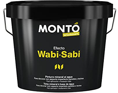 Montó Pintura Efecto Wabi-Sabi Bricolovers (Gris Intense 2,5L)