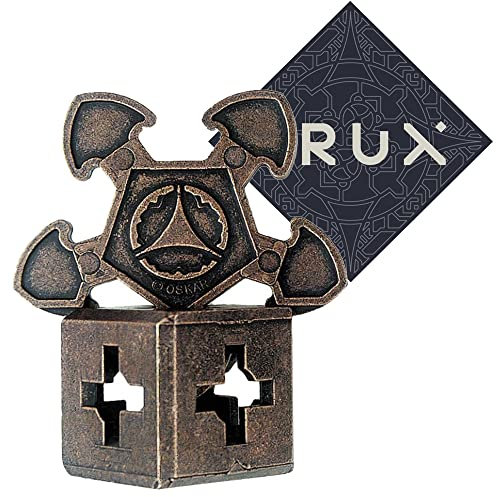 Hanayama Cast O'Gear Puzzle - Level 3 of 6 - Mid Range - Includes Crux Sticker