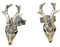 ZLING 925 Sterling Silber Ohrringe Unisex Gothic Hirsch Schädel Ohrstecker Kreative Persönlichkeit Piercing Ohrring Schmuck