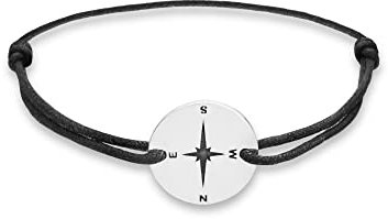 SOVEZIR Amiral - Bracelet Cordon Homme - Noir