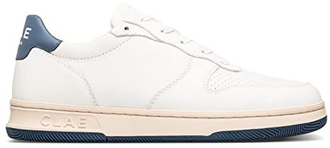 Clae Malone Sneaker Herren Weiss/Blau - 42 - Sneaker Low Shoes
