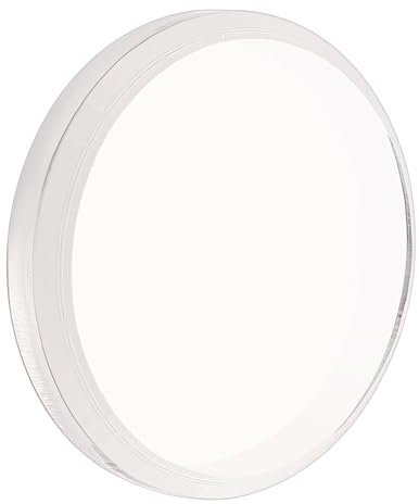 FINGERINSPIRE Abgeschrägter Runder Display Sockel Aus Acryl (Durchmesser 10cm, Höhe 1.5cm) Klarer Acryl Display Block, Runder Schmuckständer Display Halter Für Wohnkultur, Fotografie Requisiten