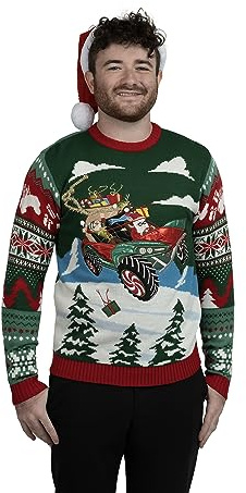 Blizzard Bay Herren Ugly Christmas Sweater Santa Pullover