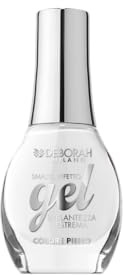 Deborah Milano -Smalto Gel Effect, Colore 10 Optical White, Colore Pieno, Brillantezza estrema ed Effetto Volumizzante come il Gel, 8.5ml