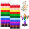 Lectorias 14 StüCk Wachsmalstifte, Crayons, Steckstifte Kinder Bunt, Stapelstifte, Wachsstifte, Wachsmalkreide, Malstifte, Buntstifte, Mitgebsel Kindergeburtstag, Regenbogenstifte (12 Farben In 1)