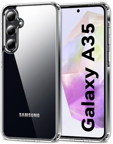 HOOMIL Coque pour Samsung Galaxy A35 5G, Anti-Jaunissement Étui Téléphone Transparente, Housse de Protection Antichoc - Crystal Clear