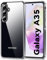 HOOMIL Coque pour Samsung Galaxy A35 5G, Anti-Jaunissement Étui Téléphone Transparente, Housse de Protection Antichoc - Crystal Clear