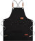 Blmirror SchüRze-Kreuz RüCken SchüRze für Herren,Kochen SchüRzen mit Verstellbaren TräGern und GroßEn für BBQ & Grill (Schwarz)