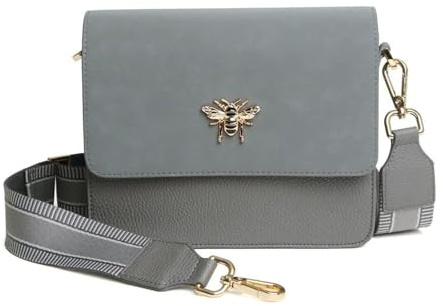 Alice Wheeler Vegan Leather Mini High-bury Crossbody Bag Bee