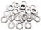M3 x 7 x 0.5mm Washers,360 Piece A2 304 Stainless Steel Flat Penny Washers,Round Spacer Repair Washer For Screws Bolts,for Home Decoration Factories Repair Construction,According to Standart DIN125
