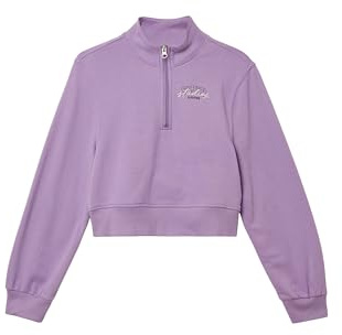 s.Oliver Cropped-Sweatshirt mit Stehkragen und Reißverschluss