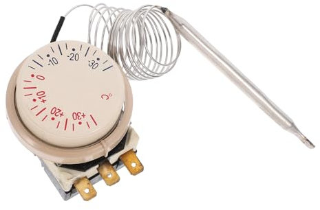 DECORNIJIA Thermostat Für Kühlschrank Einstellbar Mechanischer Temperaturschalter Für Optimale Kühlkontrolle Für Haushalte Und Gewerbe