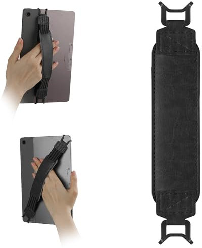 HoYiXi Soft Hand Strap for 9-11 Inch eReaders & Fire Tablet Compatible with Fire HD 10/iPad 9.7 /iPad Mini/Galaxy Tab A8 A9/Huawei con Cinturino da polso sicuro per Tablet -Nero