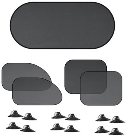 PWBYU Parasol de Coche para Golf V (Typ 1K), Malla Ventosa Parasoles para Ventana Aislamiento Térmico Cortina de Protección