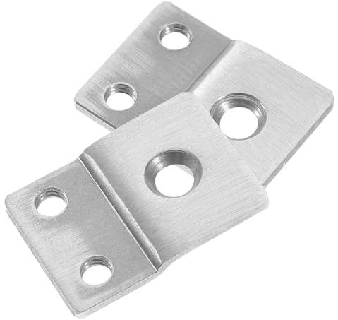 Operitacx 2pcs Deadbolt Strike Plates Door Lock Installation Kit Extension Cover for Security and Fingerprint Locks Wear-Resistant Garage Door Reinforcement