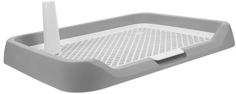 KOMBIUDA Bandeja de Arena para Perros Rejilla, Inodoro de Malla | Abs, para Cachorro y Mascota, Uso en Interior, Diseño Innovador para Mantener Limpio el Entorno