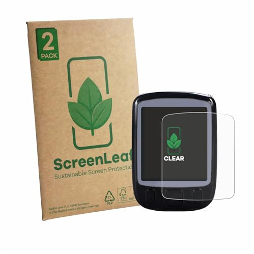 ScreenLeaf 2 Stück Schutzfolie für Fravsiu Bike Computer [nachhaltiger Displayschutz, Folie, transparent, kratzfest]