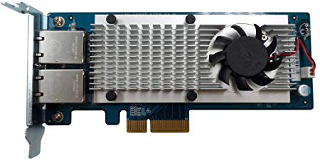 QNAP DUALPORT 10GBASE-T NW EXP CARD F TOWER + RM DESKTOP STAFFE - LAN-10G2T-X550 (Enterprise Computing > Schede di rete e adattatori) -)r