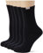 DIM Chaussettes Femme EcoDIM Coton Talon/Pointe Renforcés x5, Noir, Taille unique