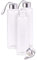 PEARL Borosilikat-Glasflasche: 3er Set Trinkflasche aus Borosilikat-Glas, 550 ml, BPA-frei (Wasserflaschen Glas, Sportflasche)