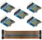 DAOKI 5Pcs TF Micro SD Card Module Memory Shield Module Micro SD Storage Expansion Board Mini Micro SD TF Card with Pins for Arduino ARM AVR with Dupont Wire